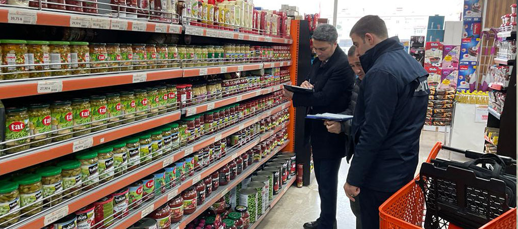 Erzincan’da Marketlerde Denetim Yapıldı