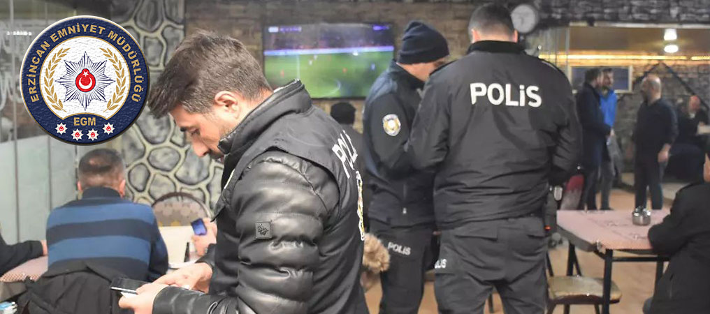 Erzincan’da Yasa Dışı Bahis ve Kumar Uygulaması
