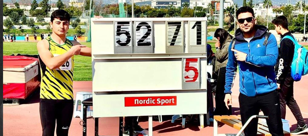 Erzincanlı Sporcu ‘Cirit Atma’da Türkiye Şampiyonu Oldu
