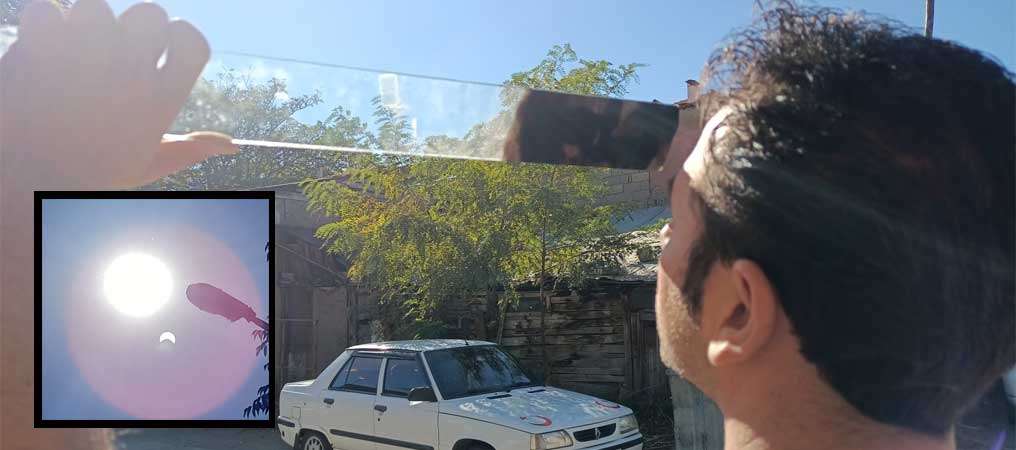 Güneş Tutulmasını Farklı Tekniklerle İzlediler