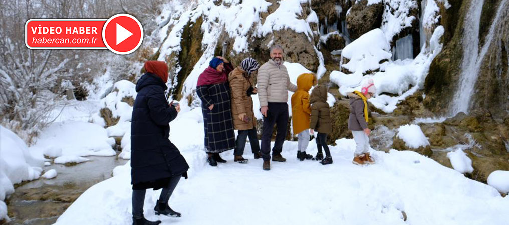 Girlevik Şelalesinden Kış Görüntüleri