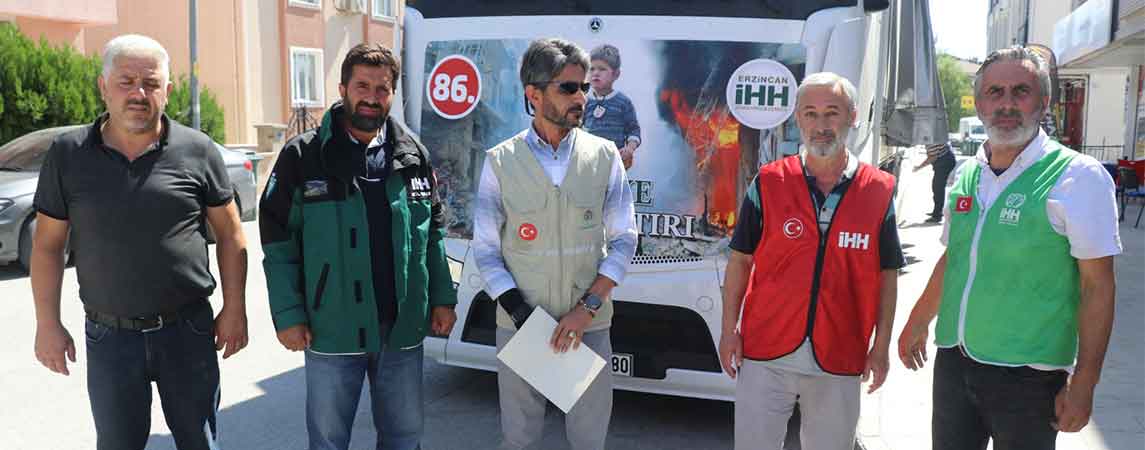 İHH 86. Tırı Suriye’ye Gönderdi