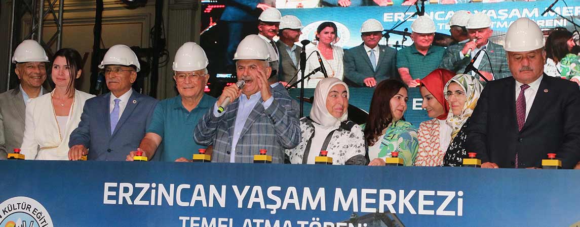 Binali Yıldırım Yaşam Merkezinin Temelini Attı