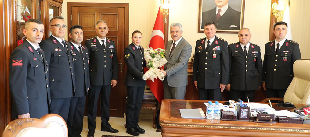 Jandarma Teşkilatı'nın Kuruluş Yıl Dönümü Münasebetiyle Vali Makas’a Ziyaret