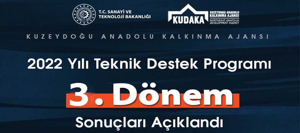 KUDAKA Teknik Destek Programı 3. Dönem Sonuçları Açıklandı