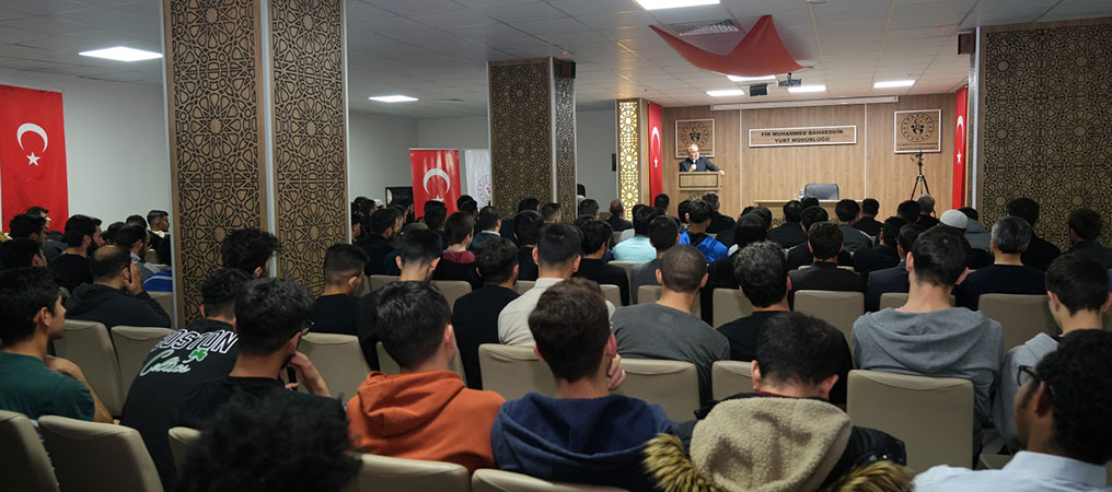 KYK Yurtlarında Kalan Öğrencilere Konferans Verildi