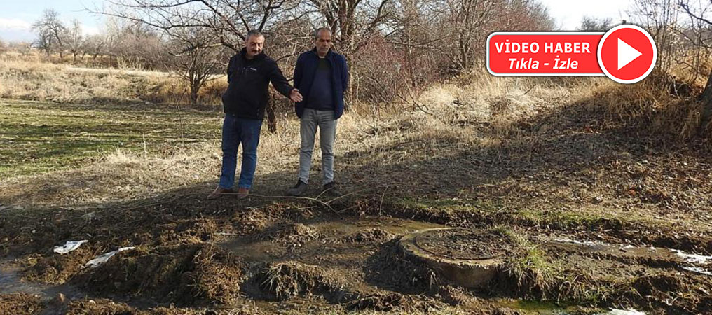 Kanalizasyon Suyu Tarlalara Akıyor