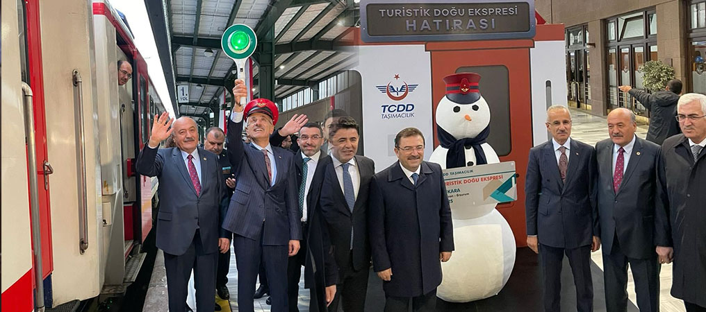 Karaman ve Uraloğlu, Turistik Doğu Ekspresini Ankara'dan İlk Seferine Uğurladı