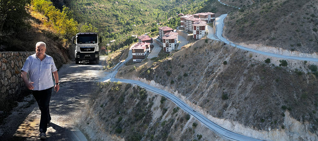 Kemaliye’de Asfalt Çalışması Tamamlandı