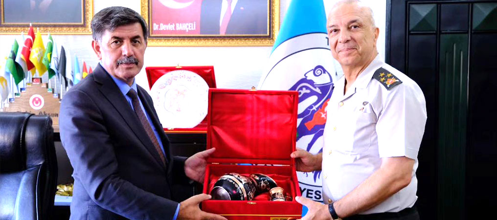 Korgeneral Türkgenci, Başkan Aksun’u Makamında Ziyaret Etti