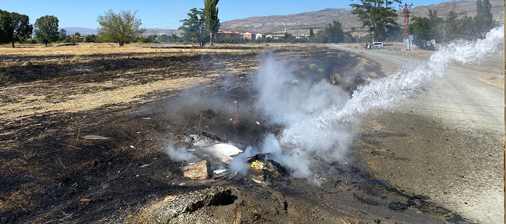 Kuruyan Otların Yangınları Artırdı