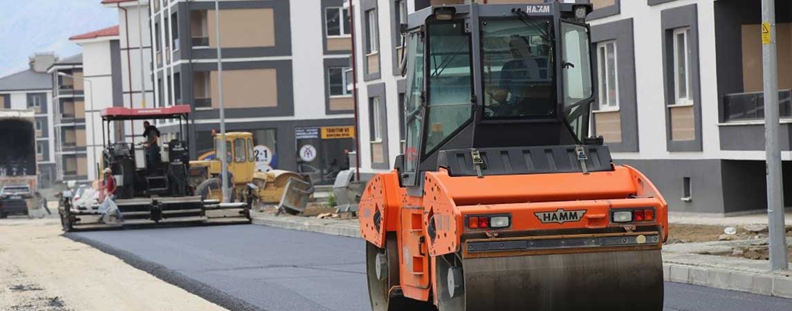Kızılay Hocabey Mahallelerinde Asfaltlama Çalışmaları Sürüyor