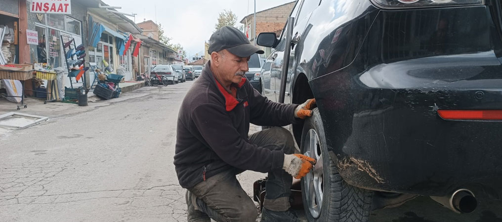 Lastikçilerde 1 Aralık Yoğunluğu