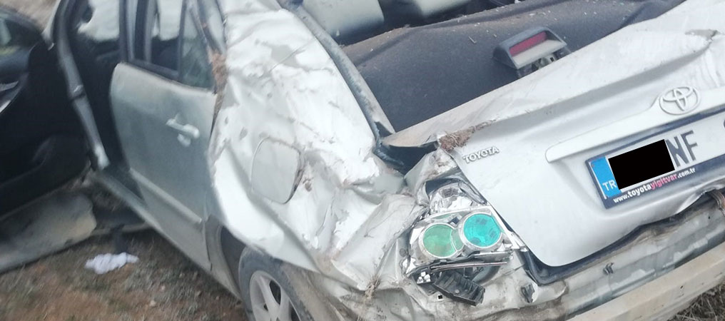 Malatya’da Göreve Giden Polisler Kaza Yaptı