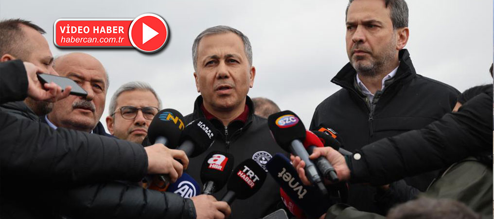 İçişleri Bakanı Yerlikaya: “Kayıp 9 kişiden 5’inin konteynerde, 3’ünün bir kamyonda, diğerinin de başka araçta toprak altında oldukları düşünülüyor”