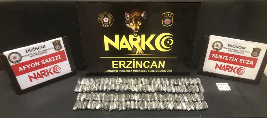 Midede Uyuşturucu Ticareti Erzincan Polisinden Kaçmadı
