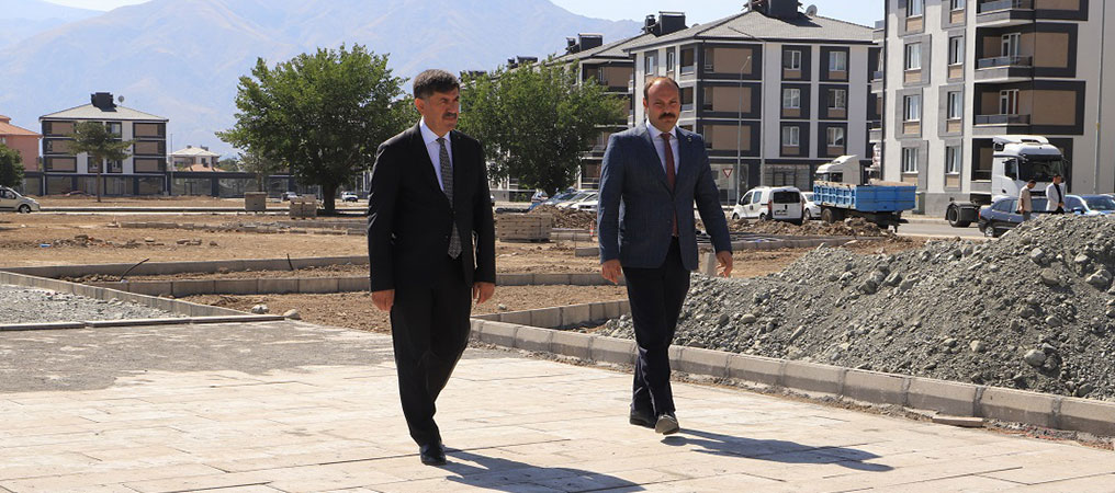 “Mihrali Aksu Millet Bahçesi” Yapım Çalışmaları Sürüyor