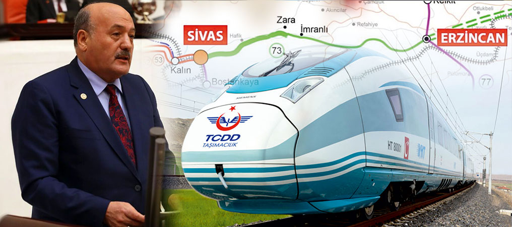 Milletvekili Karaman, TBMM’de Sivas- Erzincan Hızlı Tren Hattını Sordu