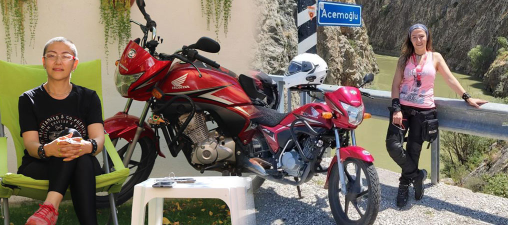 Motosiklet Tutkusuyla Kanseri Yenmeyi Planlıyor