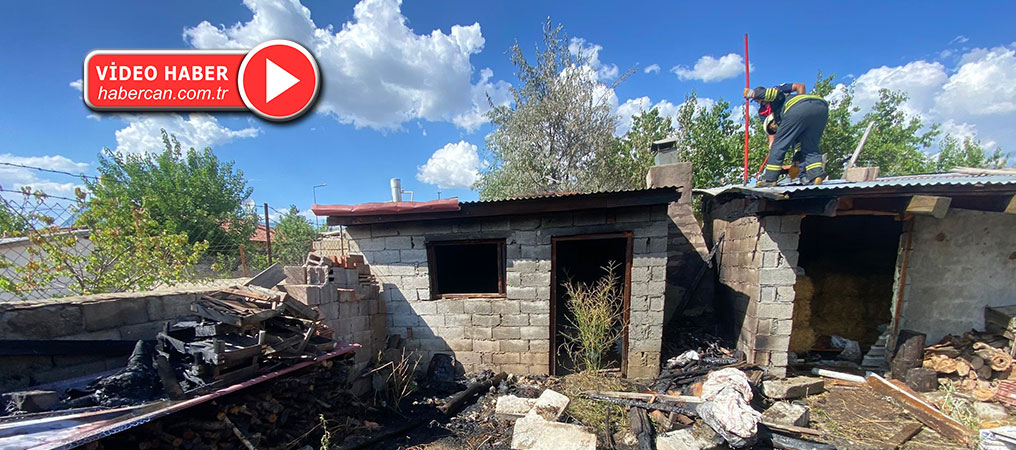 Müstakil Evde Yangın! Maddi Hasar Oluştu