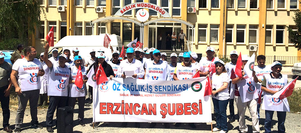 Öz-Sağlık İş Sendikası İşçileri Geriye Dönük Alacaklarını İstiyor