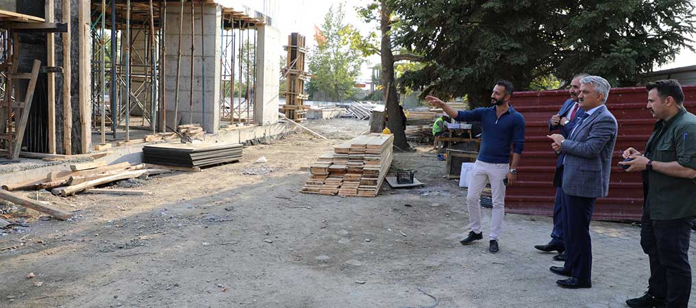 Öğretmenevi ve Yaşam Merkezi İnşaatlarında Çalışmalar Devam Ediyor