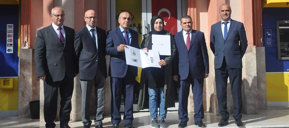 PTT 182’nci Kuruluş Yılında 182’nci müşteriye Ödül Verildi