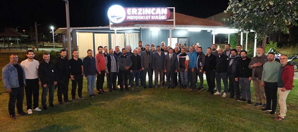 Erzincan Belediye Başkanı Bekir Aksun Erzincan Motosiklet Kulübü'nün Programına Katıldı
