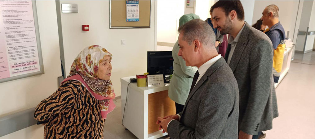 Tekin, Refahiye Devlet Hastanesinde İncelemelerde Bulundu