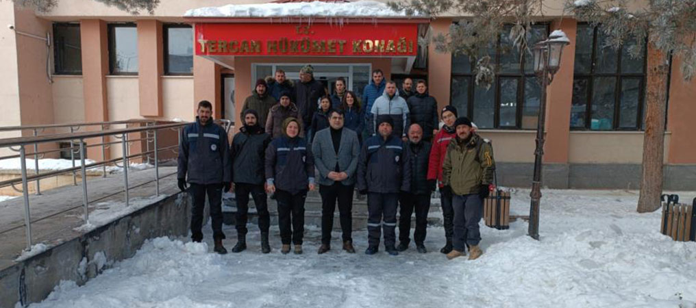 Tercan Gönüllüleri Malatya'ya Desteğe Gitti