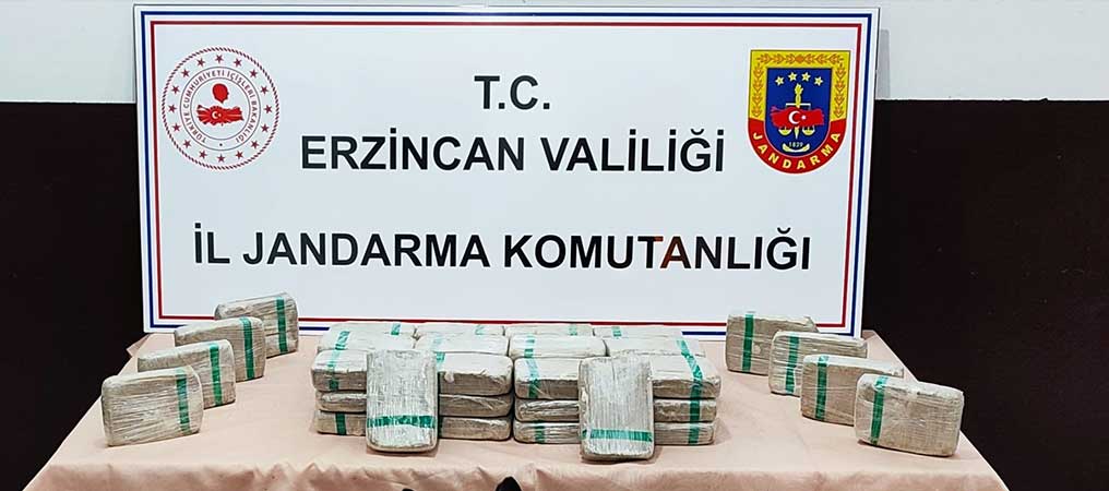 Tercan’da Tırda Yapılan Aramada 25 Kilo 720 Gram Eroin Ele Geçirildi