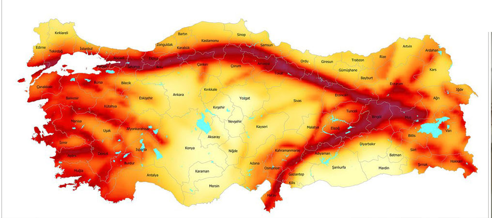 Türkiye, Deprem Konusunda Dünyanın 5. Tehlikeli Ülkesi