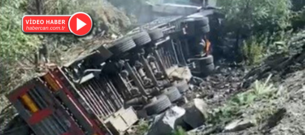 Tır Sürücüsü Yanmaktan Son Anda Kurtuldu