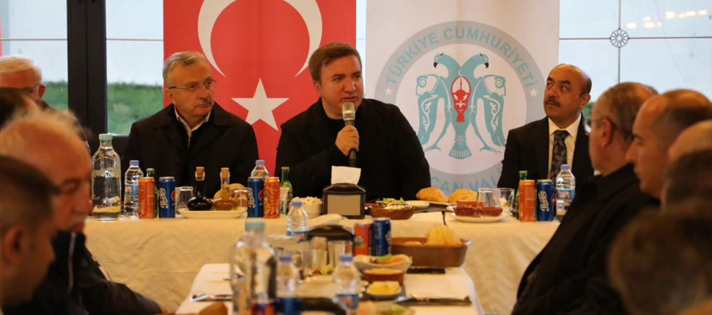 Vali Aydoğdu, EBYÜ Senatosu ile Bir Araya Geldi 
