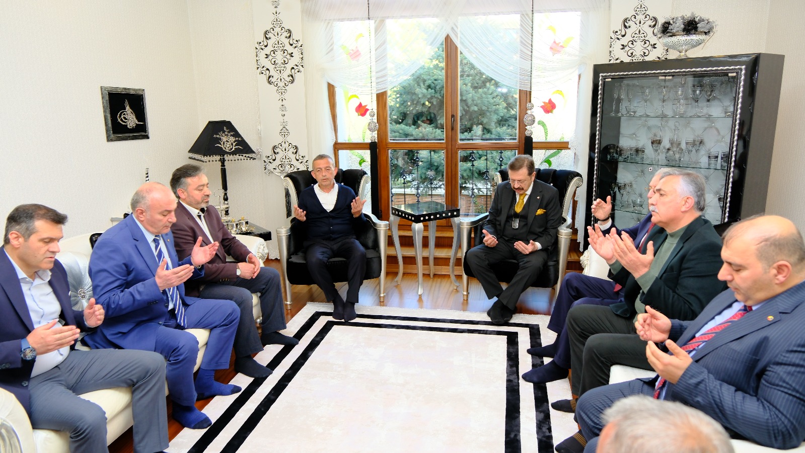 TOBB Başkanı Hisarcıklıoğlu’ndan Ahmet Tanoğlu’na Taziye Ziyareti