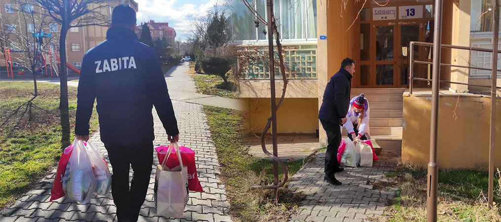 Yaşlı Kadına Zabıta’dan Yardım Eli
