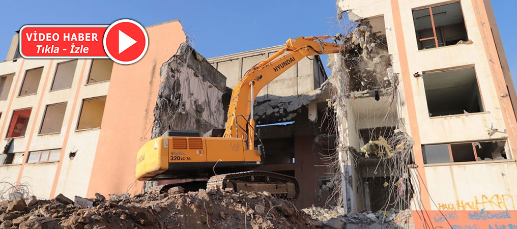 Yeni Şehir Esnaflar Çarşısında Yıkım İşlemleri Devam Ediyor