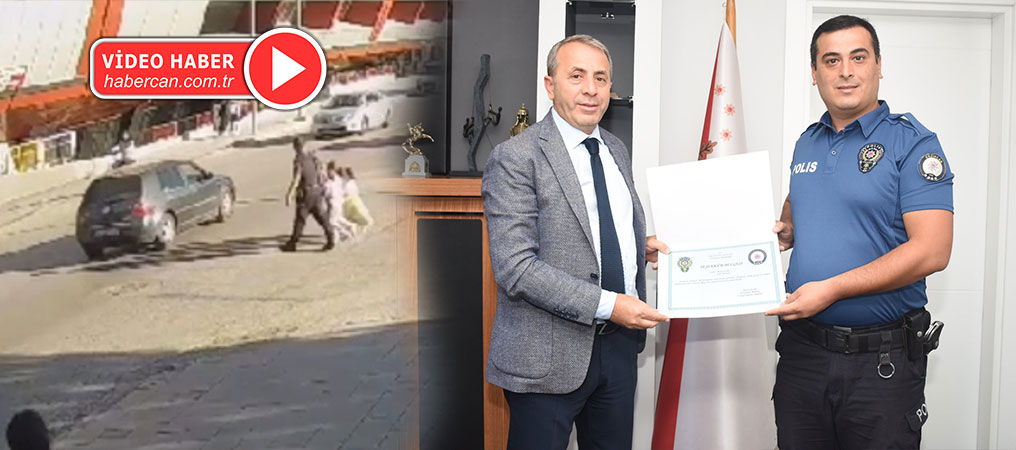 Yürekleri Isıtan O Görüntünün Sahibi Polise Teşekkür Belgesi Ödülü