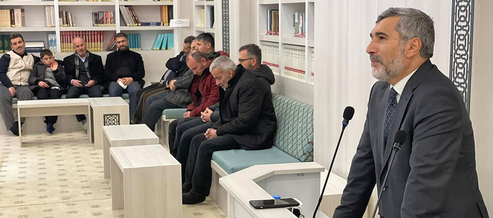 Yılın İlk “Çarşamba Sohbetleri” Müftü Muharrem Gül İle Başladı