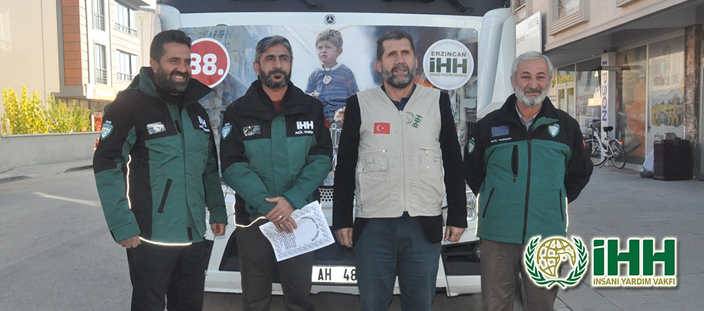 İHH Kömür Yüklü Tırı İhtiyaç Sahiplerine Ulaştırılmak Üzere Yola Çıktı