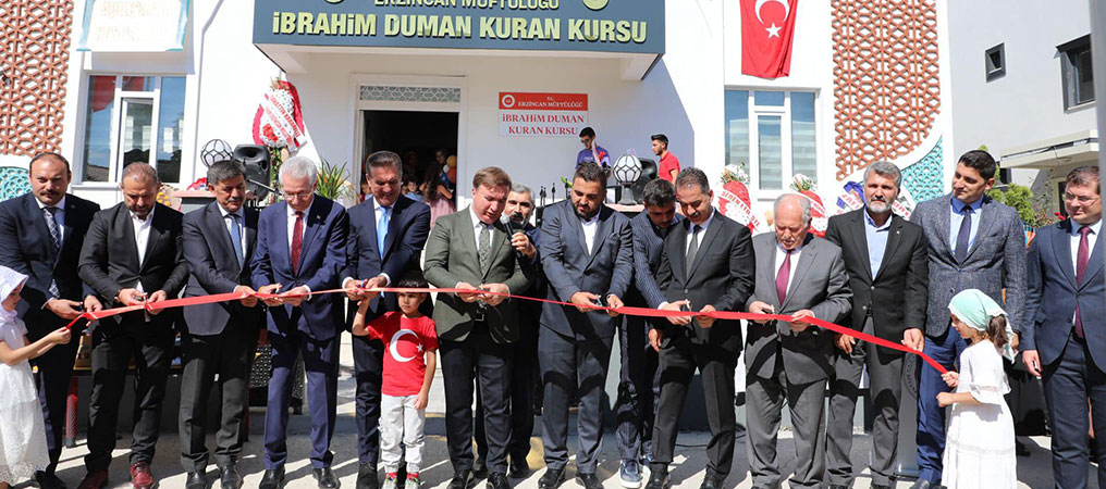 İbrahim Duman Kur'an Kursu Dualarla Hizmete Açıldı