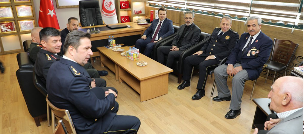 İl Protokolünden Şehit Aileleri Derneğine Ziyaret