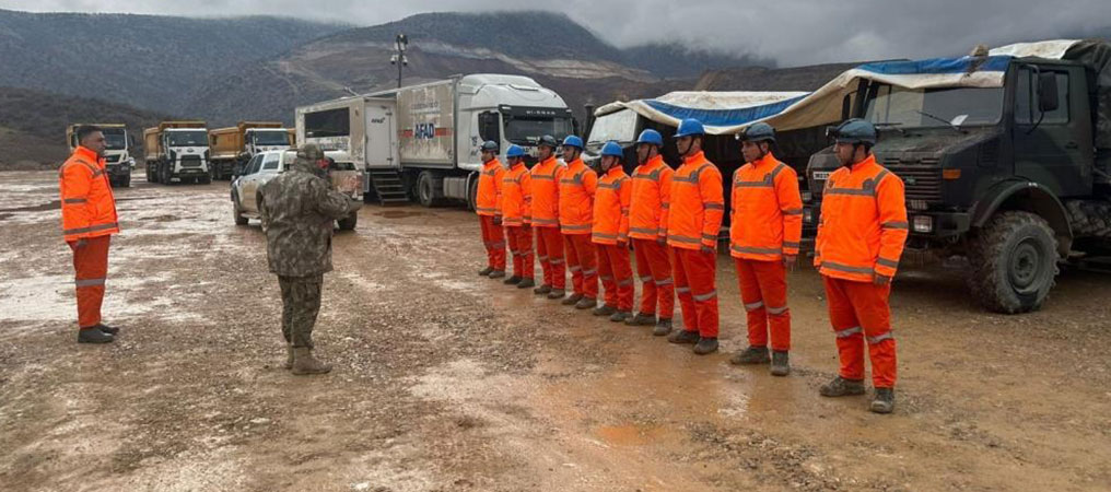 İliç’te 3. Ordu Komutanlığı Arama-Kurtarma Timleri Denetlendi