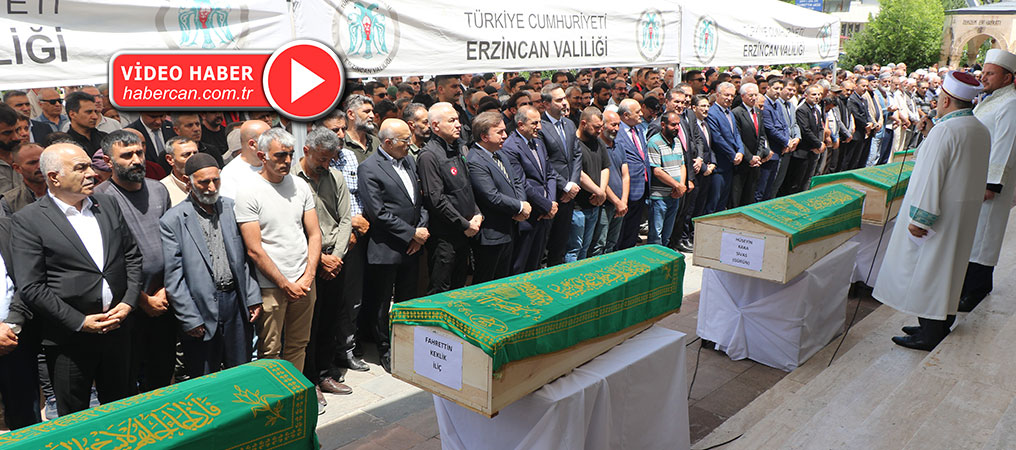 İliç’te Cansız Bedenlerine Ulaşılan 5 İşçi, Ebediyete Uğurlandı